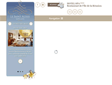 Tablet Screenshot of hotelsaintalexis.com