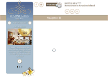 Tablet Screenshot of en.hotelsaintalexis.com