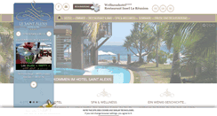 Desktop Screenshot of de.hotelsaintalexis.com
